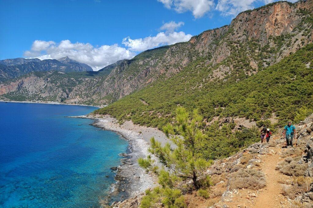Lungo la Via Cretese sulla costa meridionale di Creta